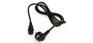 Hyperline PWC-IEC13-SHM-1.0-BK Кабель питания компьютера  (Shucko+C13)  (3x0.75),  1.0м