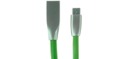 Cablexpert Кабель USB 2.0 CC-G-USBC01Gn-1M AM / Type-C,  серия Gold,  длина 1м,  зеленый,  блистер