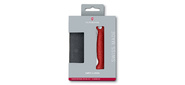 Нож кухонный Victorinox Swiss Classic  (6.7191.F1) столовый лезв.110мм серрейт. заточка красный / черный карт.коробка