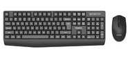 Philips Беспроводной Комплект SPT6337, 2.4 GHz 104 клав / 3 кнопки, 1600dpi, русская заводская раскладка, чёрный