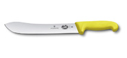 Нож кухонный Victorinox Swibo  (5.7408.25) стальной разделочный лезв.250мм прямая заточка желтый