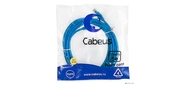 Cabeus PC-UTP-RJ45-Cat.5e-5m-BL-LSZH Патч-корд U / UTP,  категория 5е,  2xRJ45 / 8p8c,  неэкранированный,  синий,  LSZH,  5м