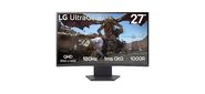 LCD LG 27" 27GS60QC-B {VA curved 2560x1440 180Hz 1ms 178 / 178 300cd 3000:1 2xHDMI2.0 DisplayPort1.4}
