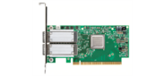 ConnectX®-5 EN network interface card, 100GbE dual-port QSFP28, PCIe3.0 x16, tall bracket, ROHS R6