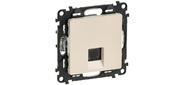 Legrand 753538 Valena LIFE.Телефонная розетка RJ11 одиночная.С лицевой панелью.Слоновая кость