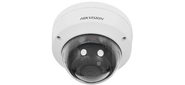 Hikvision 2Мп уличная купольная IP-камера с EXIR-подсветкой до 30м1 / 2.8" Progressive Scan CMOS; объектив 6мм; угол обзора 54°; механический ИК-фильтр; 0.028лк@F2.0; сжатие H.265 / H.265+ / H.264 / H.264+ / M