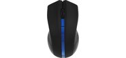 Мышь Oklick 615MW черный / синий оптическая  (1000dpi) беспроводная USB  (2but)