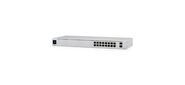 Коммутатор 16PORT 1000M 2SFP POE USW-16-POE UBIQUITI