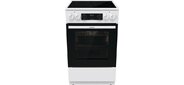 Плита Электрическая Gorenje GEC5C61WG белый стеклокерамика  (без крышки)