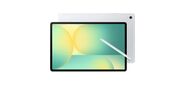 Планшет Samsung Galaxy Tab S10 FE+ 1580 (2.9) 8C RAM12Gb ROM256Gb 13.1" TFT 2880x1800 5G 1Sim eSIM Android 15 серебристый 13Mpix 12Mpix BT WiFi microSD 1Tb 10090mAh