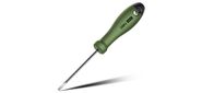 Шлицевая отвёртка "Home Series Green" Deli HT1103L 3x75мм Эксклюзивный дизайн, рукоятка из высококачественного софттач пластика