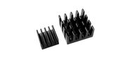Набор радиаторов ACD Black Aluminum Heat Sink set (14*14*7mm + 9*9*5mm) RA027 for Raspberry Pi 3