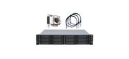 SMB QNAP TL-R1200S-RP SATA 6GB / s JBOD storage enclosure, 12-tray 3, 5" / 2, 5" w / o HDD, 3 x SFF-8088, 2 PSU. Rackmount. W / o rail kit RAIL-B02