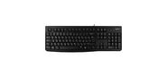 Клавиатура Logitech K120 черная,  офисная,  104 клавиши,  защита от воды |920-002583| USB 1.5м,  RTL