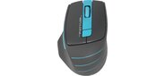 Мышь A4 FStyler FG30 серый / синий оптическая (2000dpi) беспроводная USB