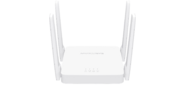 Mercusys AC1200 dual-Band Gigabit Wi-Fi router, up to 300 Mbit / s at 2.4 GHz and up to 867 Mbit / s at 5 GHz, 1 10 / 100 Mbit / s WAN port + 2 10 / 100 Mbit / s LAN ports, 4 5 dBi external antennas