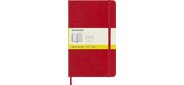 Блокнот Moleskine CLASSIC SOFT QP617F2 130х210мм 192стр. клетка мягкая обложка фиксирующая резинка красный