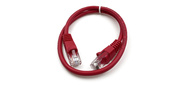 Патч-корд Buro UTP-5E-0.5M-R UTP 4 пары cat5E CCA molded 0.5м красный RJ-45  (m)-RJ-45  (m)