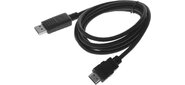 Кабель аудио-видео Buro HDMI (m) / DisplayPort (m) 1.8м. феррит.кольца Позолоченные контакты черный (BHP RET HDMI_DPP18)