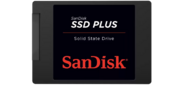 Твердотельный накопитель SanDisk SSD PLUS 2, 5” SATA 1Tb,  SDSSDA-1T00-G28,  1 year