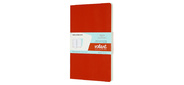 Блокнот Moleskine VOLANT QP721F16B24 Large 130х210мм 96стр. линейка мягкая обложка оранжевый / голубой (2шт)