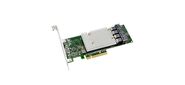HBA-адаптер Microsemi Adaptec HBA 1100-16i  (2293500-R) PCI Express 3.0 x8,  SAS-3 12 Гб / с,  4хSFF8643 internal