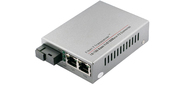 OSNOVO Медиаконвертер FE, 2*10 / 100Base-T, 1 оптический порт (SC, tx1550нм / rx1310нм) 100Base-FX, до 20 км