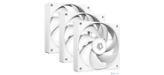 Вентилятор ID-Cooling AF-125-W Trio 120x120x25mm белый 4-pin 14-30dB 170gr Ret