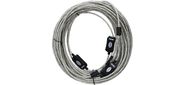 Удлинитель USB 2.0 A-->A 25м VCOM <VUS7049-25M>