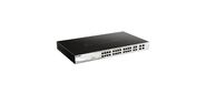 D-Link DGS-1210-28MP / FL1A,  L2 Managed Switch with 24 10 / 100 / 1000Base-T ports and 4 100 / 1000Base-T / SFP combo-ports  (24 PoE ports 802.3af / 802.3at  (30 W),  PoE Budget 370 W).8K Mac address,  802.3x Flow C