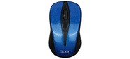Мышь Acer OMR132 синий / черный оптическая  (1000dpi) беспроводная USB для ноутбука  (3but)