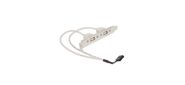 Gembird Планка в сист блок на 2 USB2, 0,  10pin  ( CCUSBRECEPTACLE)