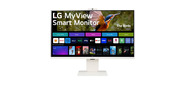 LG MyView 32SR85U-W 31.5'' 4K UHD Smart Monitor,  IPS,  400cd / m2,  16:9,  5мс  (GtG),  60Hz,  178 / 178,  speakers 5Wx2,  webcamera,  внешний БП,  USB Type-C (90W),  2xHDMI,  USB,  VESA 100x100 mm,  HAS,  webOS