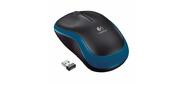 Logitech M185 dark blue wireless USB  (910-002239)