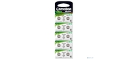 Camelion G13 BL-10 Mercury Free (AG13-BP10 (0%Hg), 357A / LR44 / A76 батарейка для часов) (10 шт. в уп-ке)