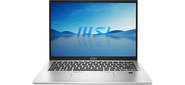 Ноутбук MSI Prestige 14H B12UCX-608US Core i5 12500H 16Gb SSD512Gb NVIDIA GeForce RTX 2050 4Gb 14" IPS FHD  (1920x1080) Windows 11 Home Multi Language silver WiFi BT Cam  (9S7-14F122-608)