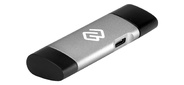 Устройство чтения карт памяти USB 2.0 / Type C Digma CR-СU2520-G серый