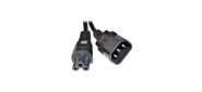 AC Power Cord,  Type C5 to C14 converter cable,  US,  Canada
