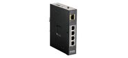 D-Link DIS-100G-5PSW / A1A Промышленный неуправляемый коммутатор с 4 портами 10 / 100 / 1000Base-T,  1 портом 1000Base-X SFP,  функцией энергосбережения и поддержкой QoS  (4 порта с поддержкой PoE)