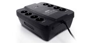 Powercom Back-UPS SPIDER,  OffLine,  1000VA / 550W,  Tower,  8xSchuko outlets  (4 surge & 4 batt)