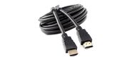 Кабель HDMI Cablexpert CCF2-HDMI4-10M, 10м, v1.4, 19M / 19M, черный, позол.разъемы, экран, 2 ферр кольца, пакет