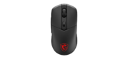 мышь беспроводная Mouse MSI VERSA 300, Wireless, 60g, DPI 8000, Symmetrical design, black