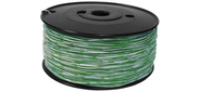 1-парный кроссировочный кабель,  24 AWG,  бухта 500 метров,  бело-зеленый
