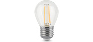 GAUSS 105802109 Светодиодная лампа LED Filament Шар E27 9W 680lm 2700K 1 / 10 / 50