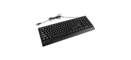 Клавиатура Gembird KB-220L {с подстветкой,  USB,  черный,  104 клавиши,  подсветка Rainbow,  кабель 1.5м,  водоотталкивающая поверхность}