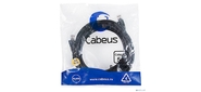 Cabeus PC-UTP-RJ45-Cat.5e-5m-BK ПАТЧ-КОРД U / UTP, КАТЕГОРИЯ 5Е, 2XRJ45 / 8P8C, НЕЭКРАНИРОВАННЫЙ, ЧЕРНЫЙ