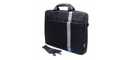 Сумка PC PET PCP-1001BL 15.6" Polyester HQ Classic Toplader Front compartment Blue Patch Черный
