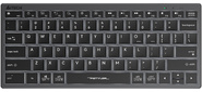 Клавиатура A4Tech Fstyler FX61 серый / белый USB slim Multimedia LED  (FX61 GREY)