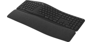 Клавиатура Logitech K860 черный USB беспроводная BT Multimedia Ergo  (подставка для запястий)  (920-010359)