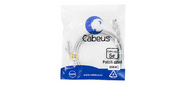 Cabeus PC-UTP-RJ45-Cat.5e-1.5m-LSZH Патч-корд U / UTP, категория 5е, 2xRJ45 / 8p8c, неэкранированный, серый, LSZH, 1.5м